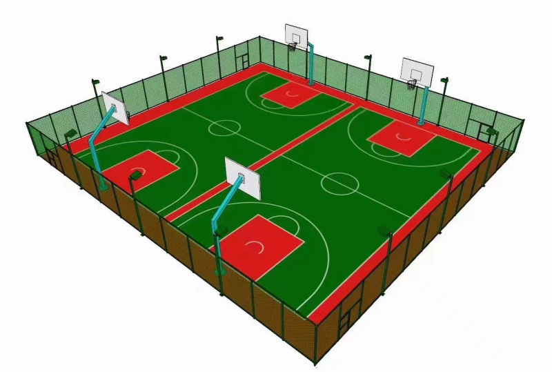 硅PU新型球場
